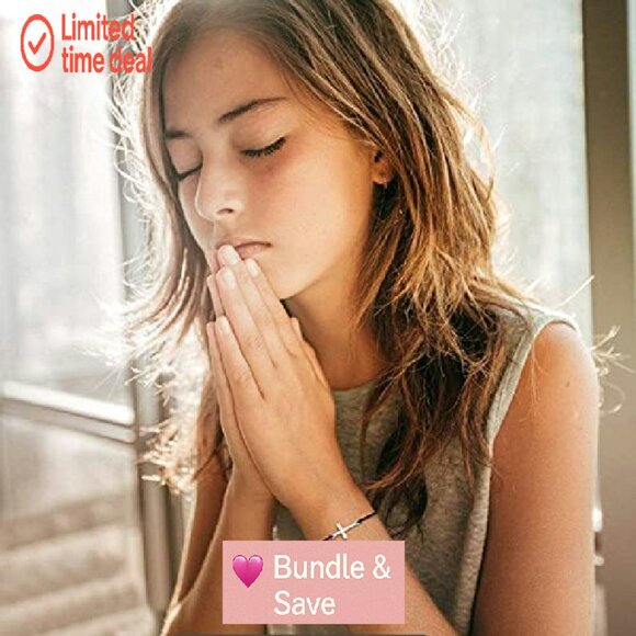 6-Piece Charm Bracelet Set Adjustable Strings Stainless Steel - Picture 3 of 8